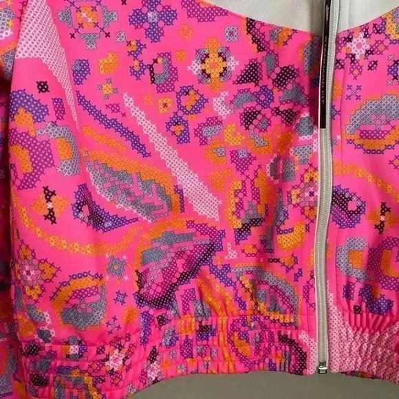 Nike Sportswear Pink Floral Printed Jacket Size Medium - Picture 6 of 10